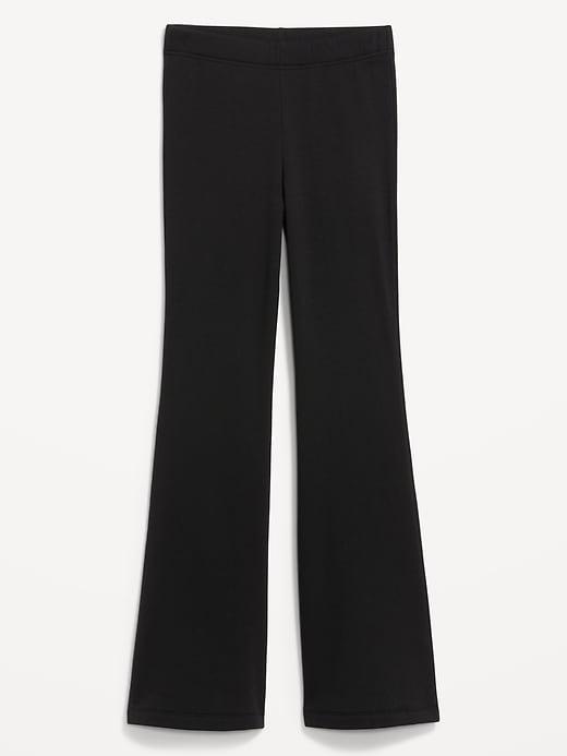 High-Waisted Fleece-Lined Flare Leggings Product Image