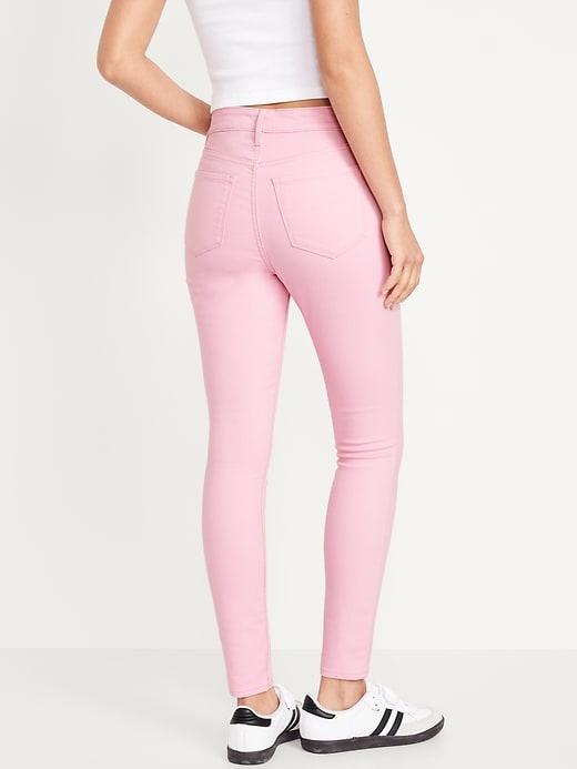 High-Waisted Wow Skinny Jeans Product Image