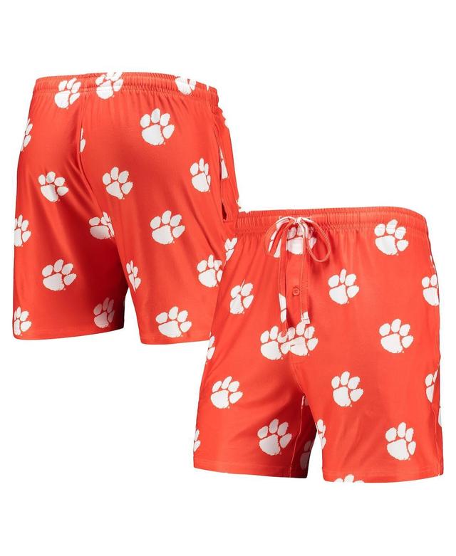 Mens Concepts Sport Clemson Tigers Flagship Allover Print Jam Shorts Product Image