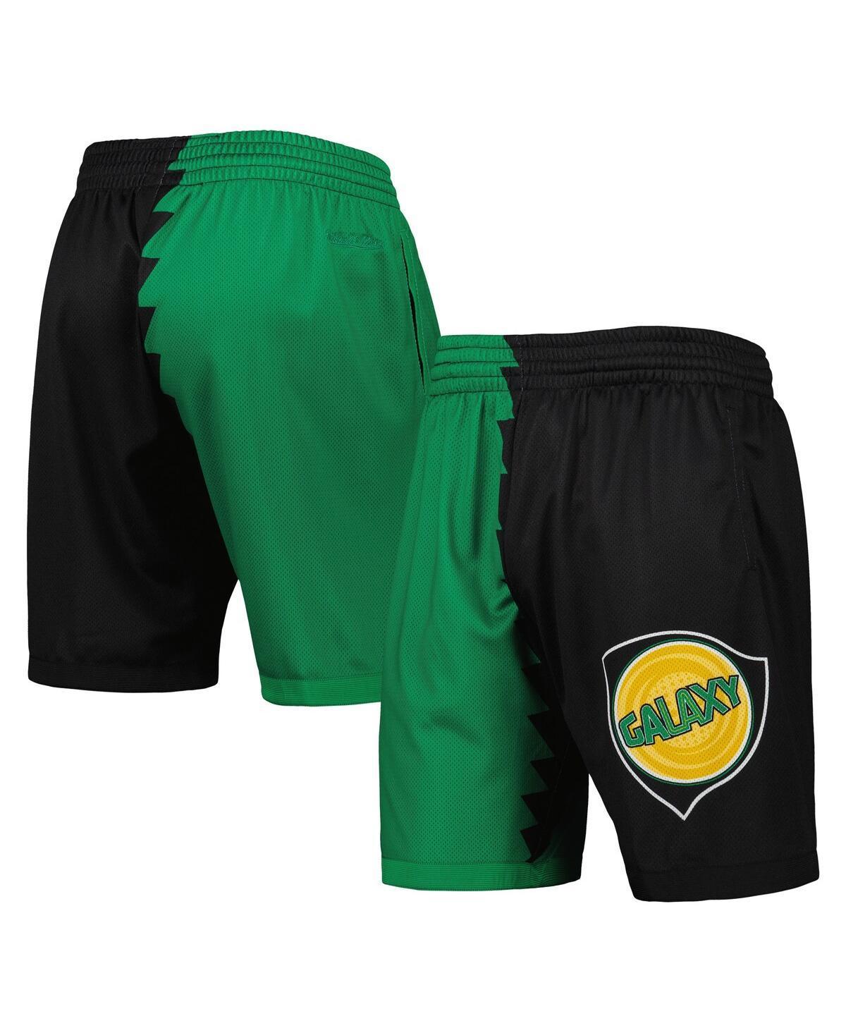 Mens Mitchell & Ness Green La Galaxy Swingman Shorts - Green Product Image