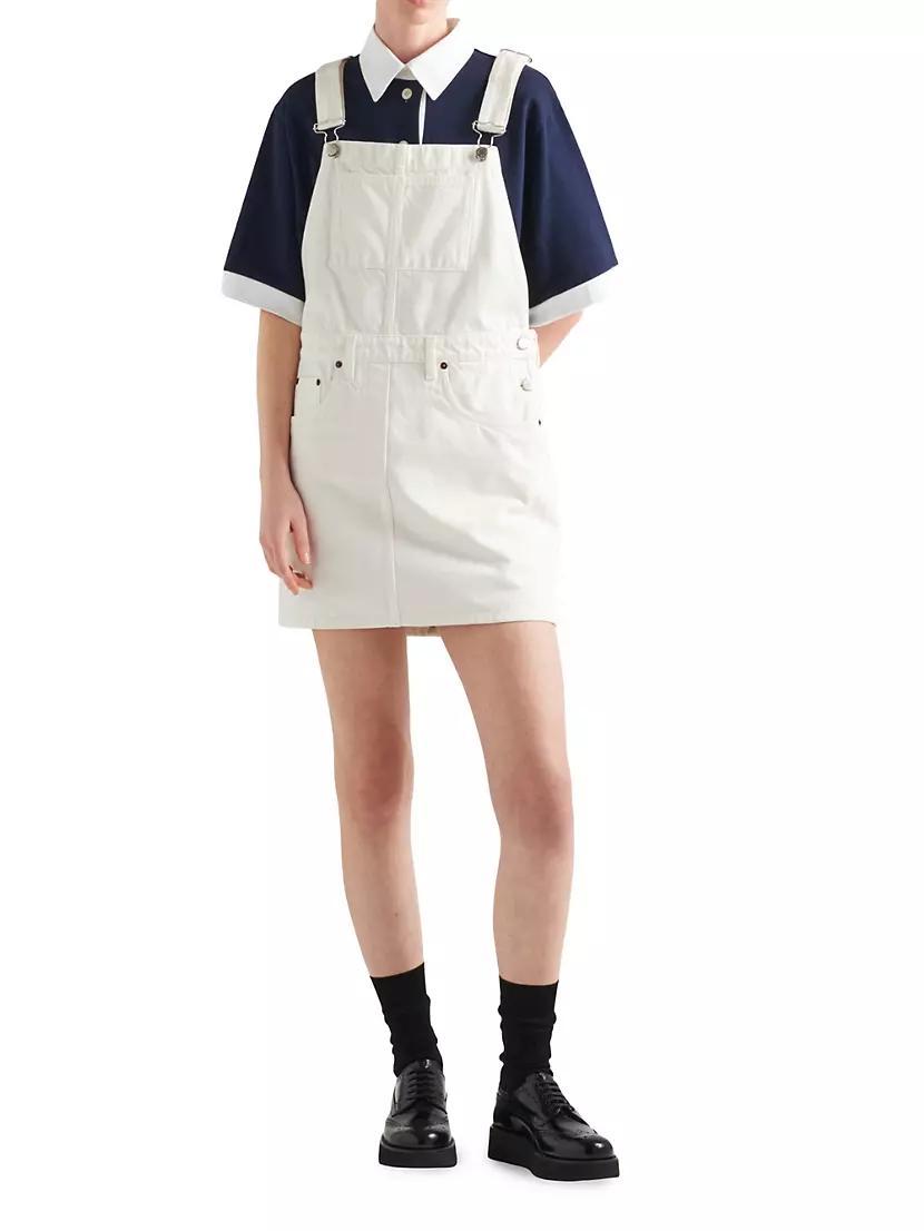 Denim Overall Mini-Dress Product Image