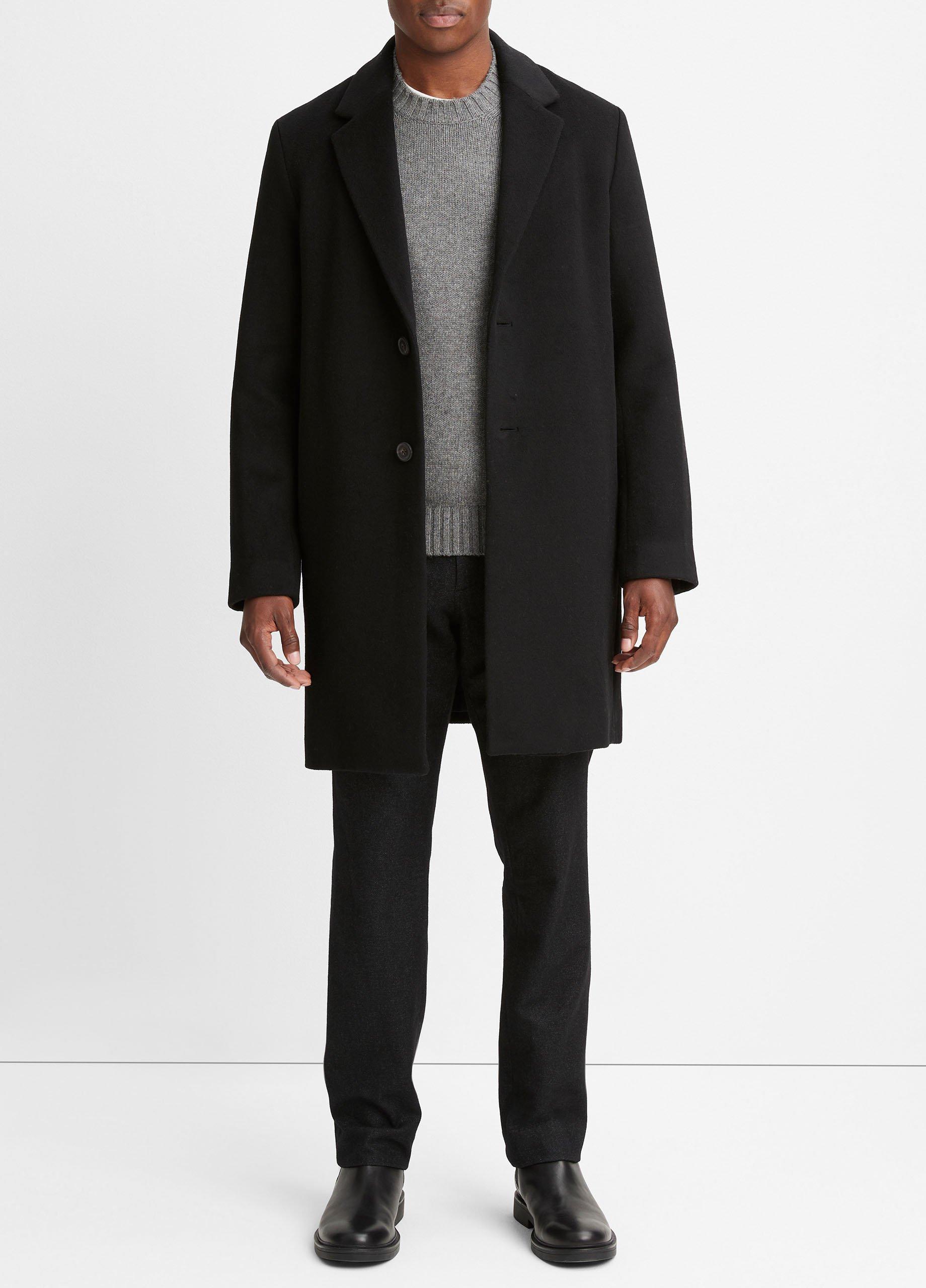 Classic Wool-Blend Coat Product Image