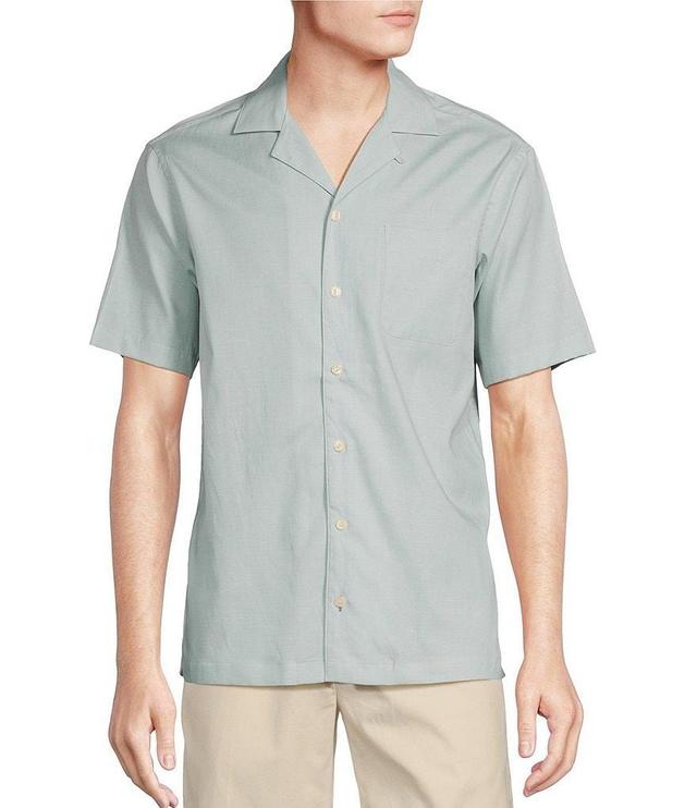 Daniel Cremieux Signature Label Lyocell-Cotton Short Sleeve Woven Camp Shirt Product Image