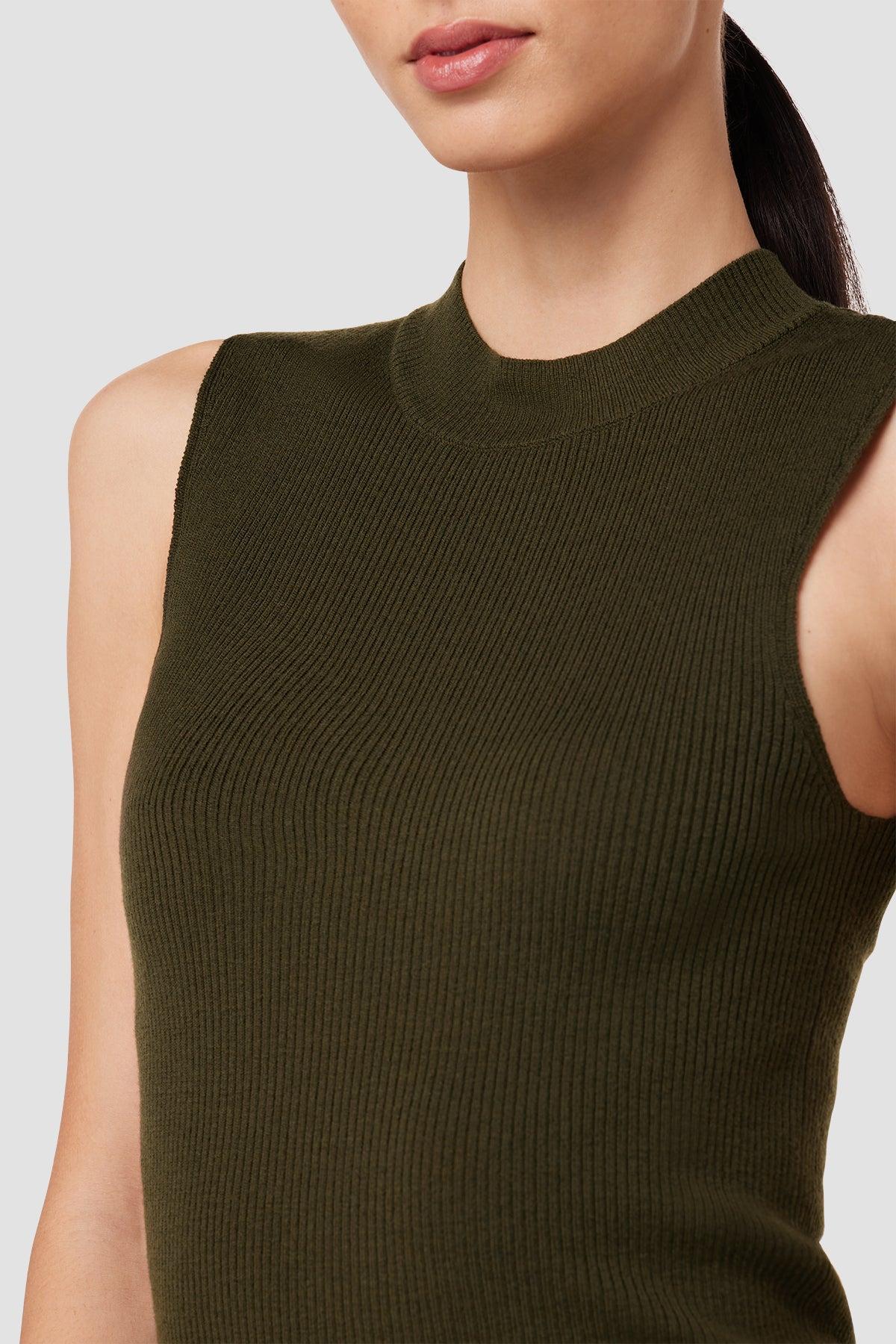 Mock Neck Sweater Tank Female Product Image