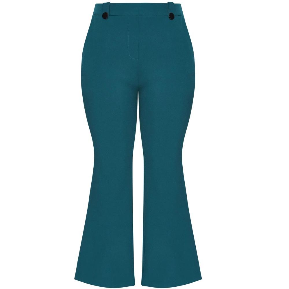 CITY CHIC | Women's Plus Size Tuxe Luxe Pant - jade - 20W Product Image