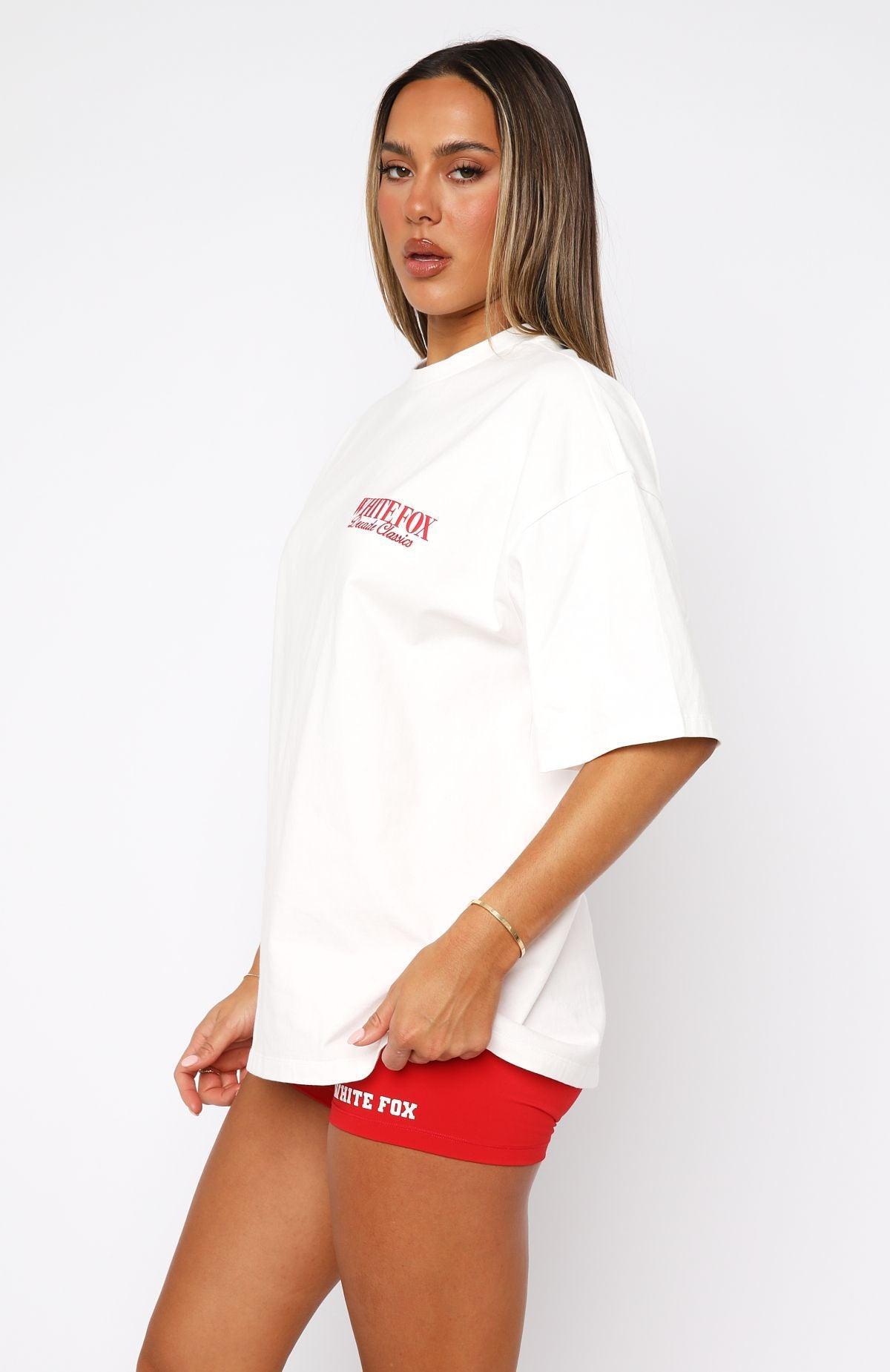 Decade Classics Essential Oversized Tee White Product Image