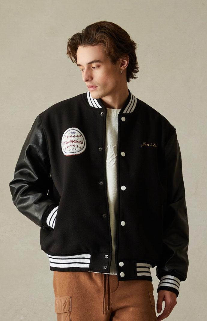 Men's Cherry Varsity Jacket Product Image