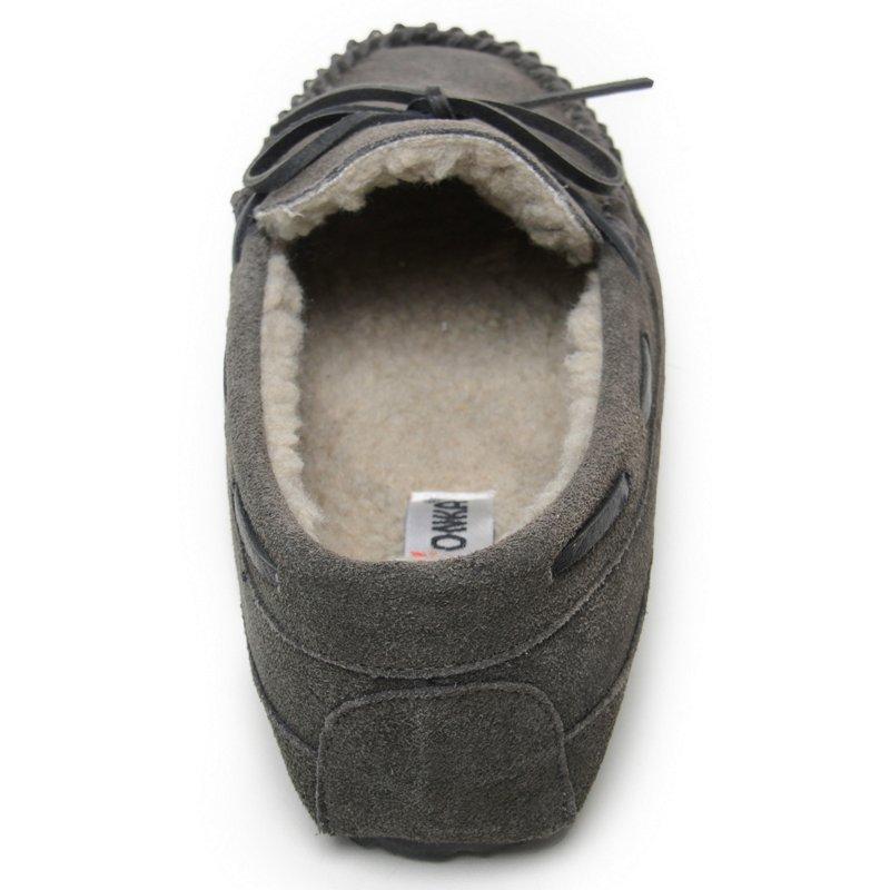 Mens Minnetonka Casey Slipper - Charcoal Product Image