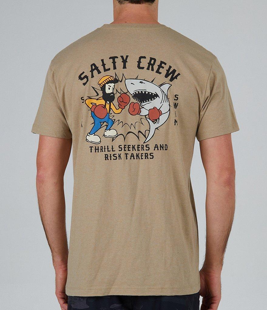 Salty Crew Short Sleeve Fish Fight Graphic T-Shirt Product Image