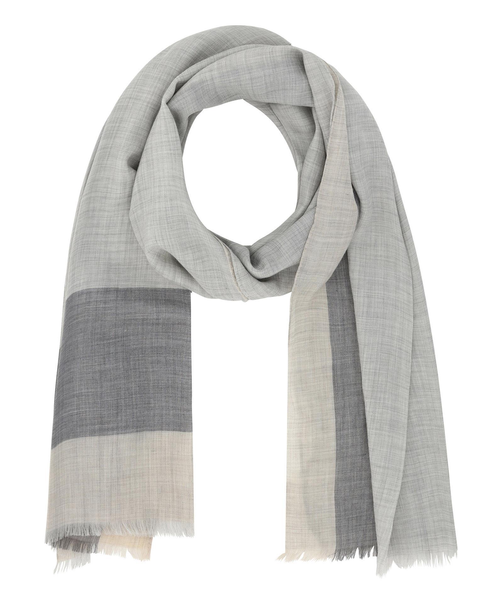 BRUNELLO CUCINELLI Cashmere Scarf In Grey Product Image