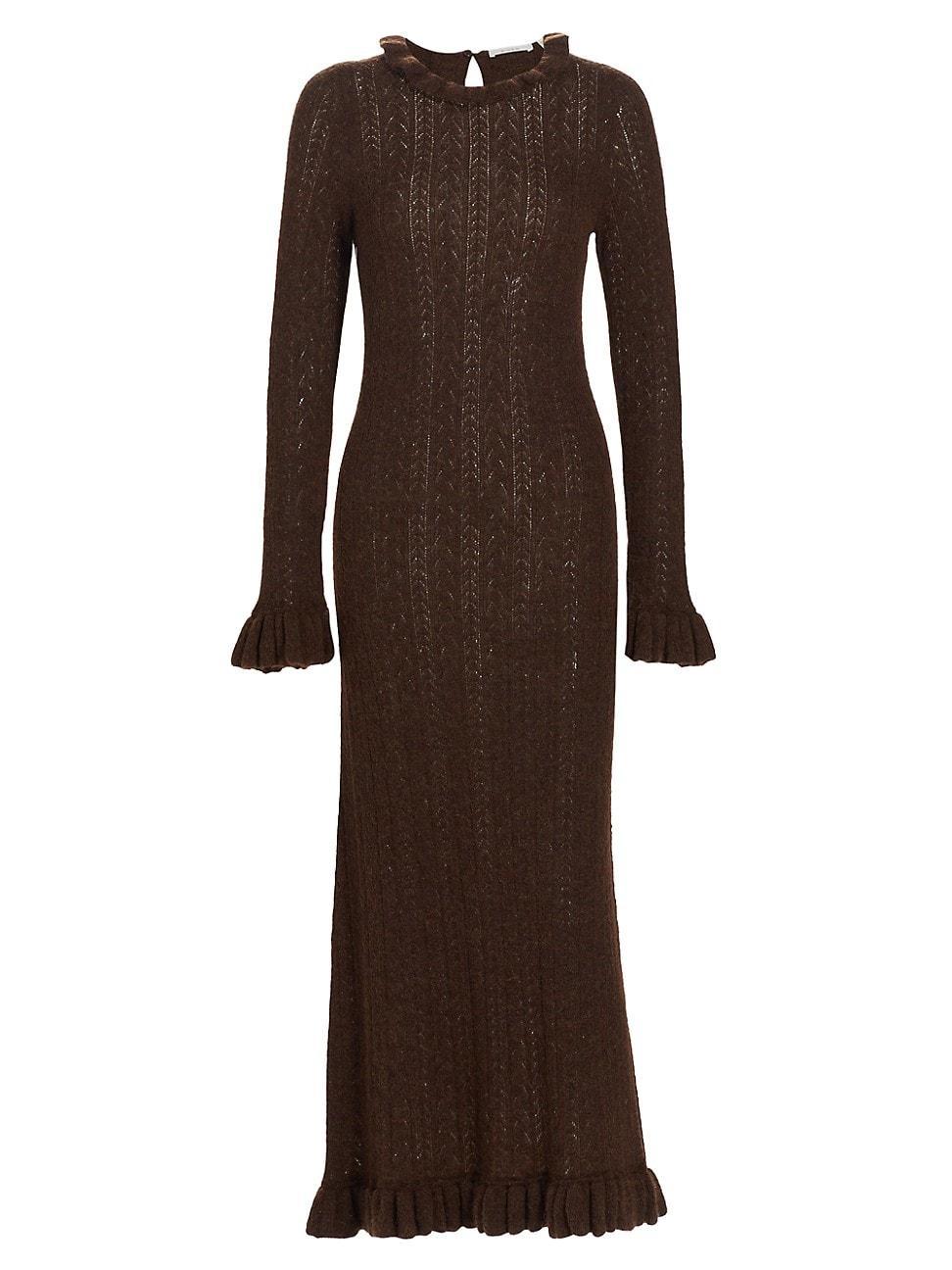 Womens Estella Alpaca-Blend Knit Maxi Sweaterdress Product Image