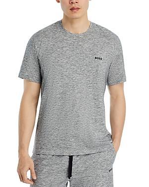 HUGO BOSS Mix & Match Cotton Blend Tee In Open Grey Product Image