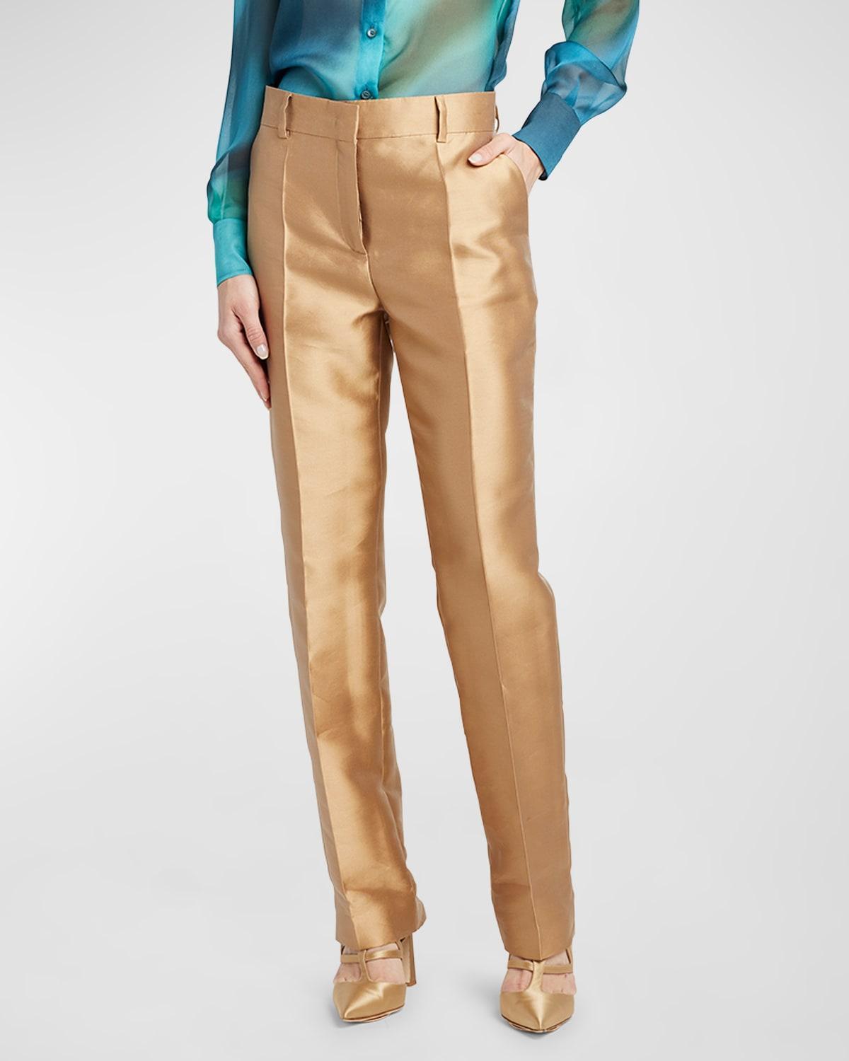 Womens Mikado Tapered Trousers Product Image