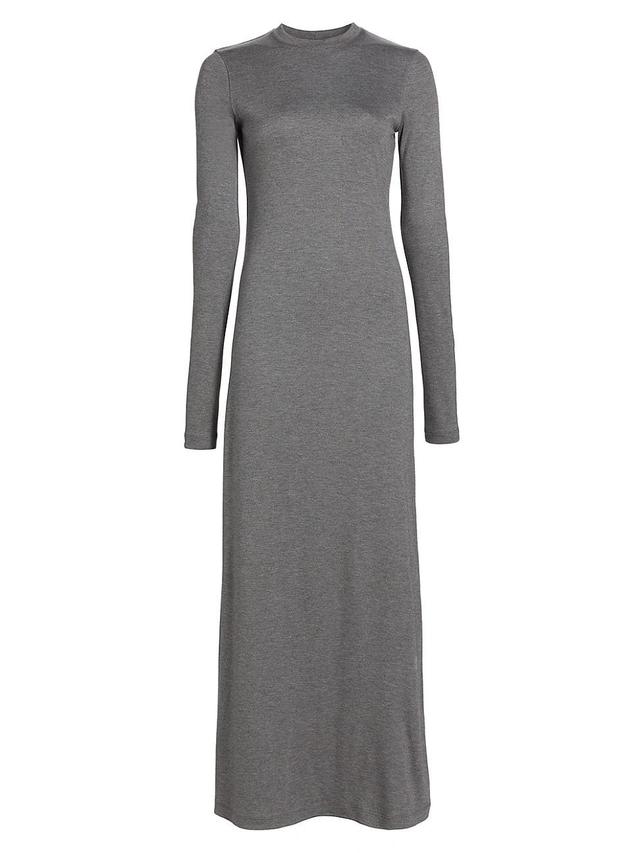 Womens Long-Sleeve Jersey Maxi Dress Product Image