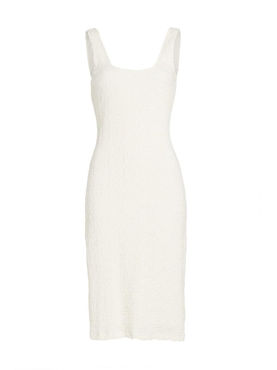 Womens Squareneck Tank Sheath Midi-Dress Product Image