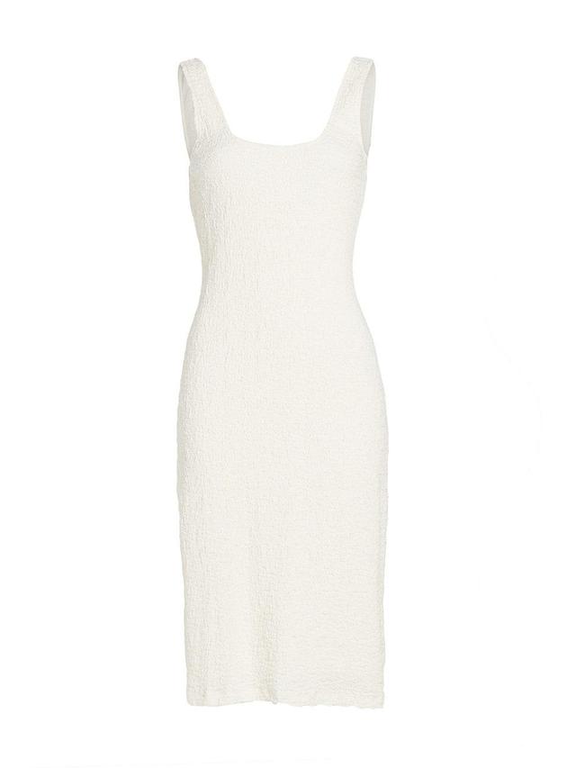 Womens Squareneck Tank Sheath Midi-Dress Product Image