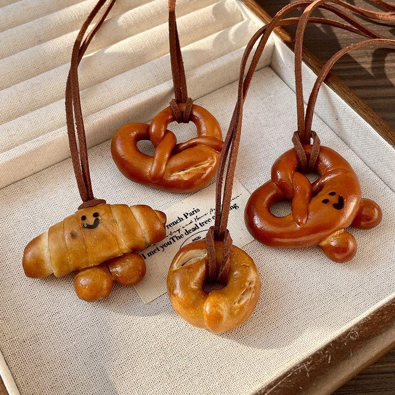 Pastry Pendant Cord Necklace Product Image