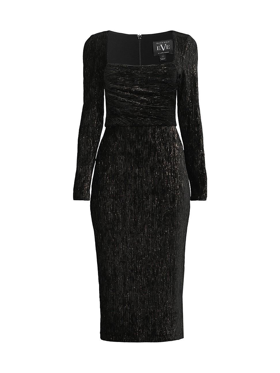 Womens Xander Pliss Cocktail Sheath Dress Product Image