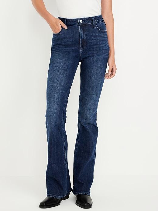 Extra High-Waisted Flare Jeans Product Image