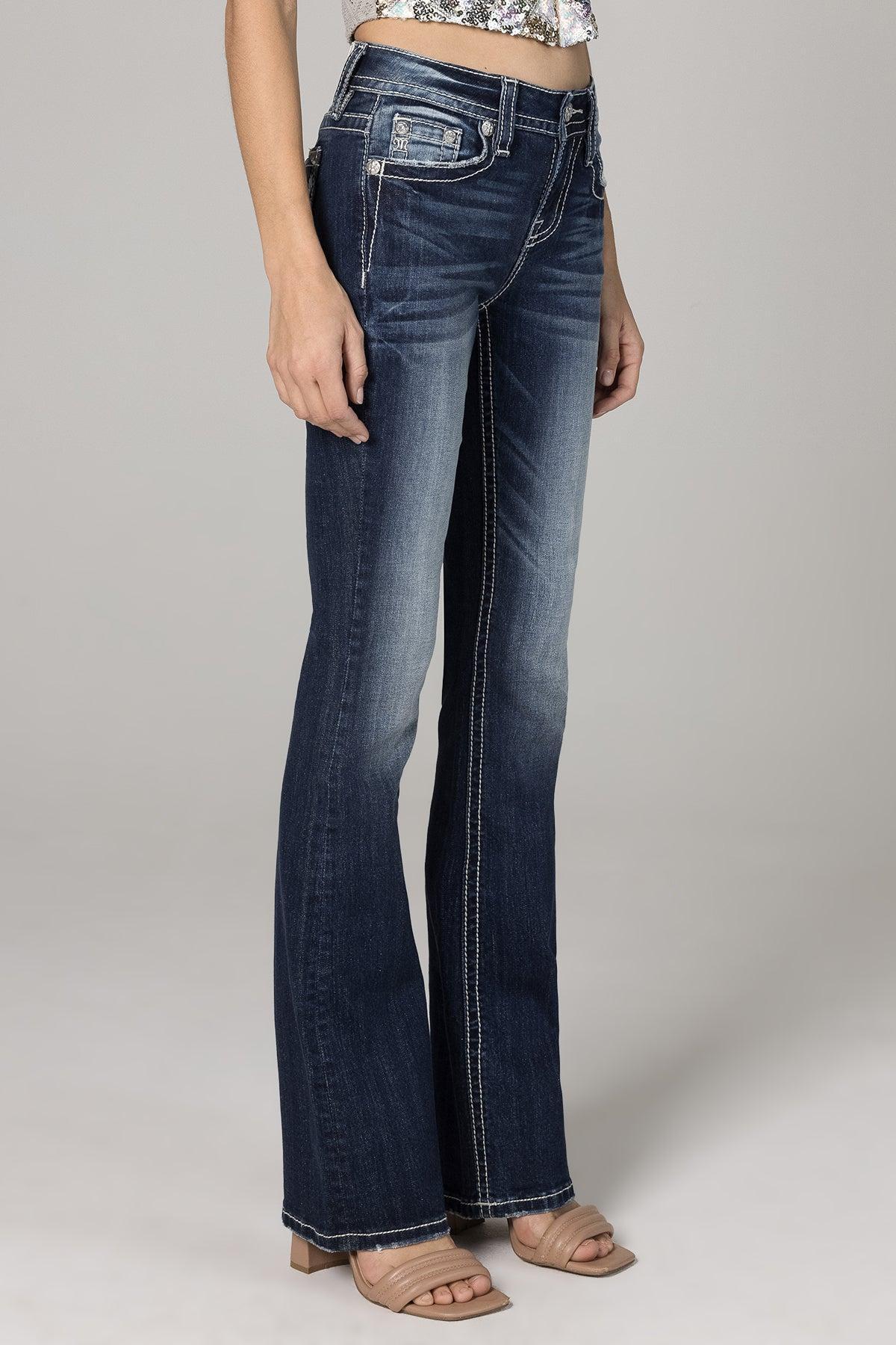 Double Horseshoe Bootcut Jeans Product Image