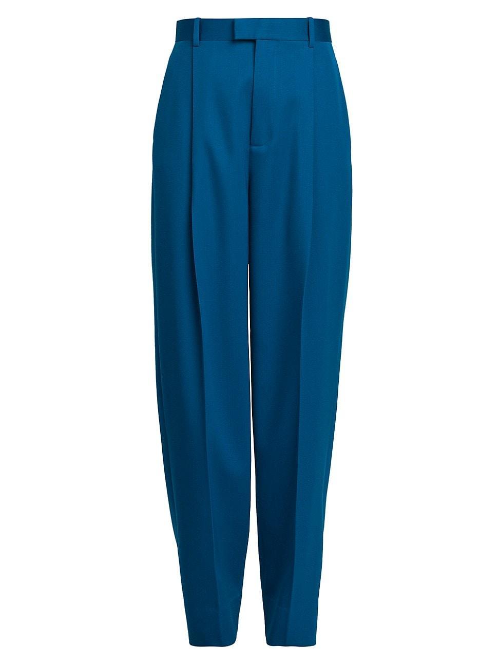 Womens Wool Gabardine Trousers Product Image