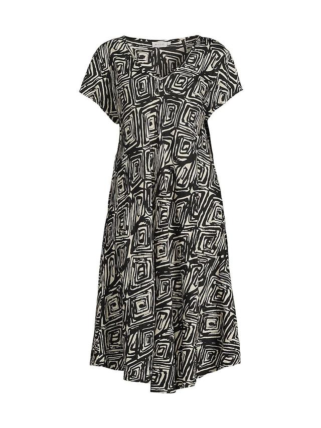 Womens Nebili Printed Shantung Dress Product Image