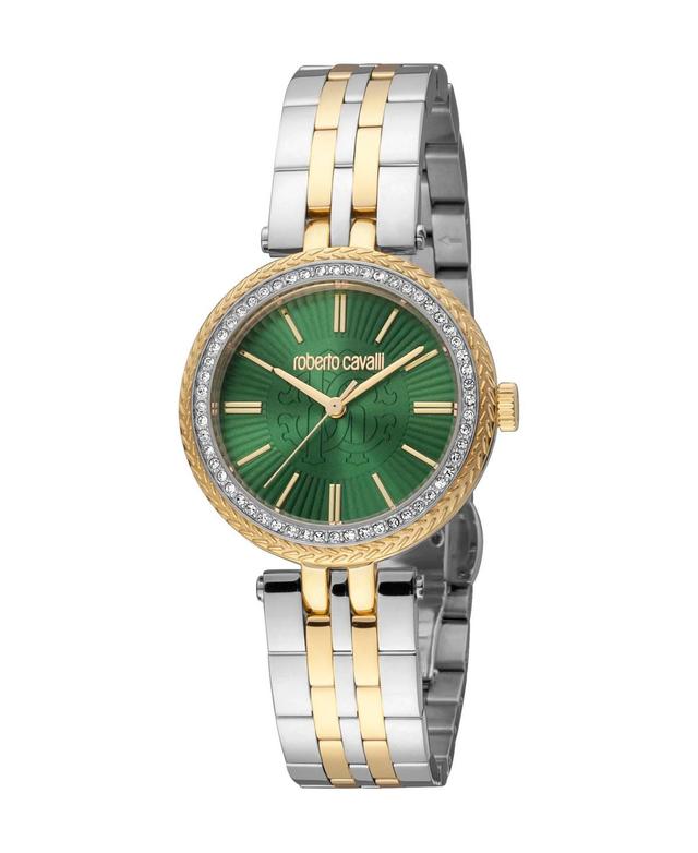 Roberto Cavalli Womens Quartz Two-tone Stainless Steel Watch 30mm Product Image