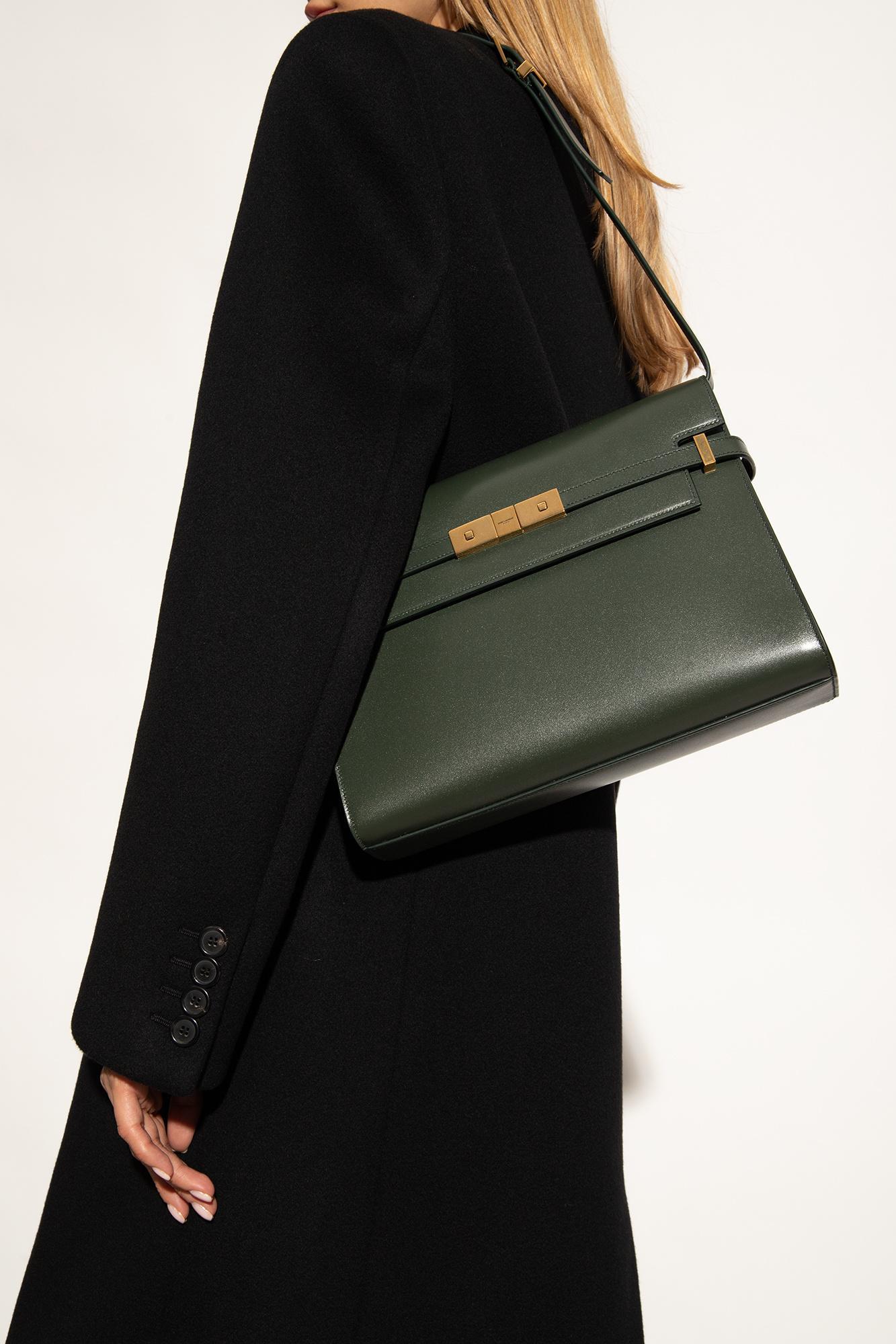 SAINT LAURENT Manhattan Medium Shoulder Bag In Green Product Image