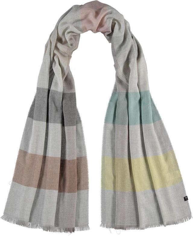 Fraas Womens Box Check Scarf Product Image