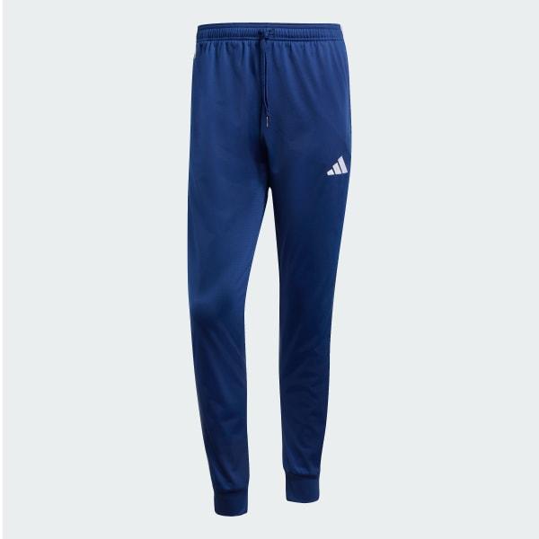 adidas 3-Stripes Tricot Regular Tapered Track Pants Black 2XL Mens Product Image