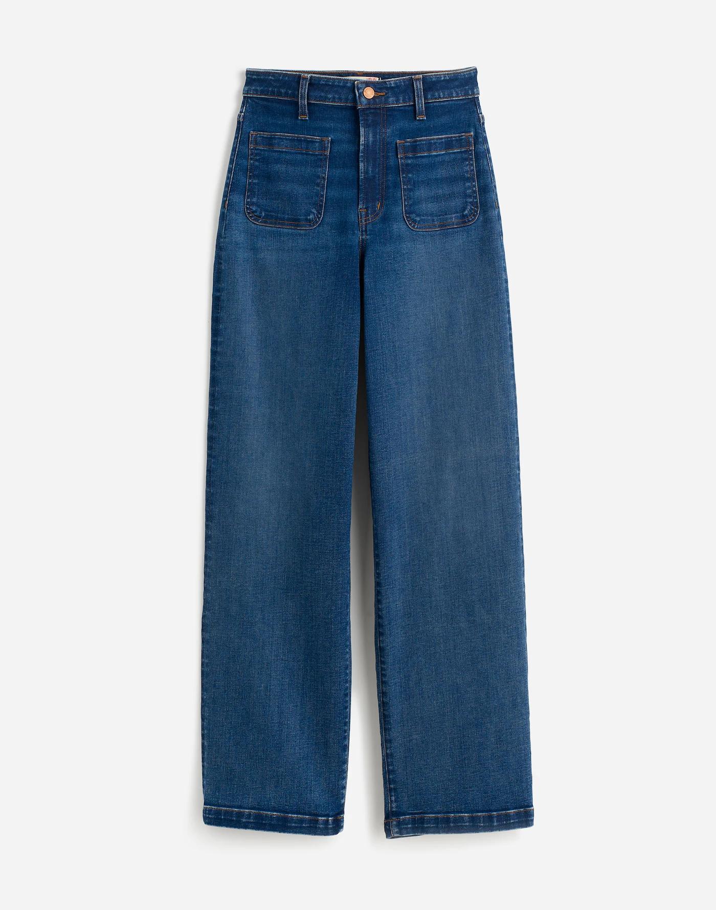 The Tall Curvy Emmett Wide-Leg Jean: Patch Pocket Edition Product Image