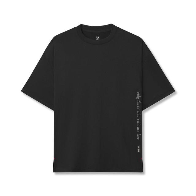 0822. AeroSilver® Oversized Tee - Navy Product Image