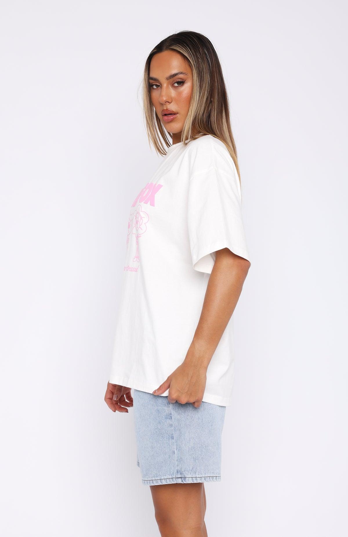 Always Blessed Oversized Tee White Product Image