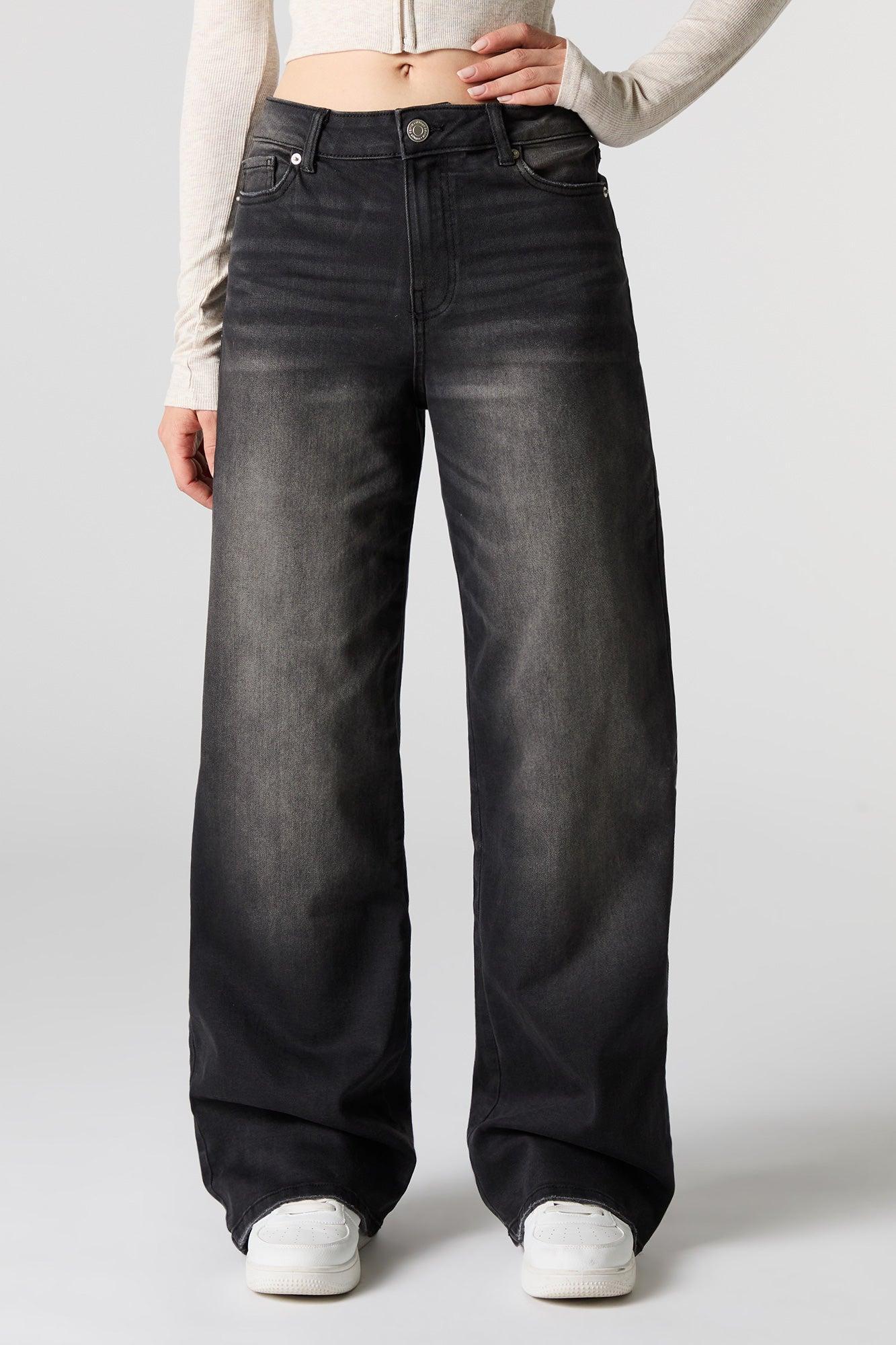 High Rise Stretch Wide Leg Jean Female Product Image