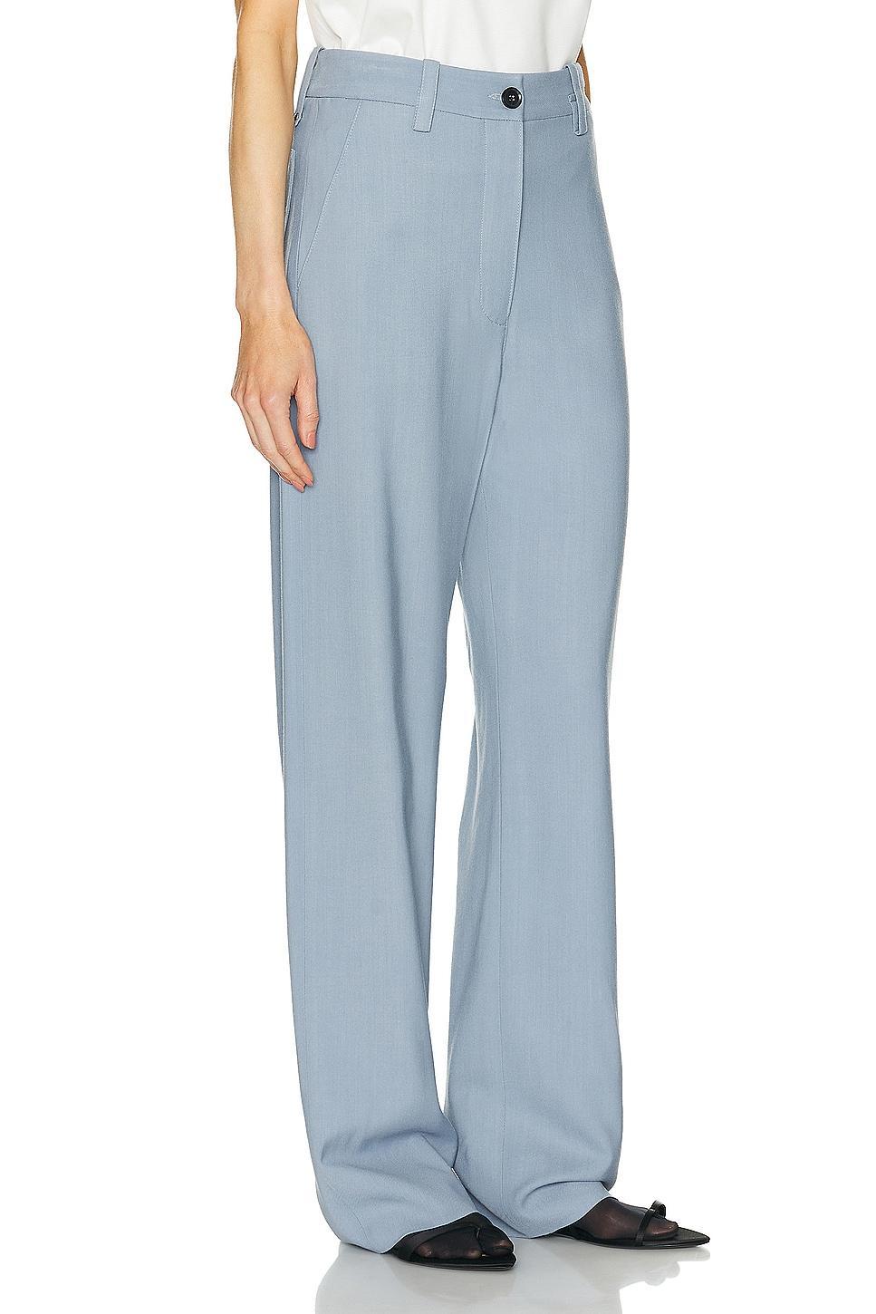 Proenza Schouler Otis Pant in Baby Blue Product Image