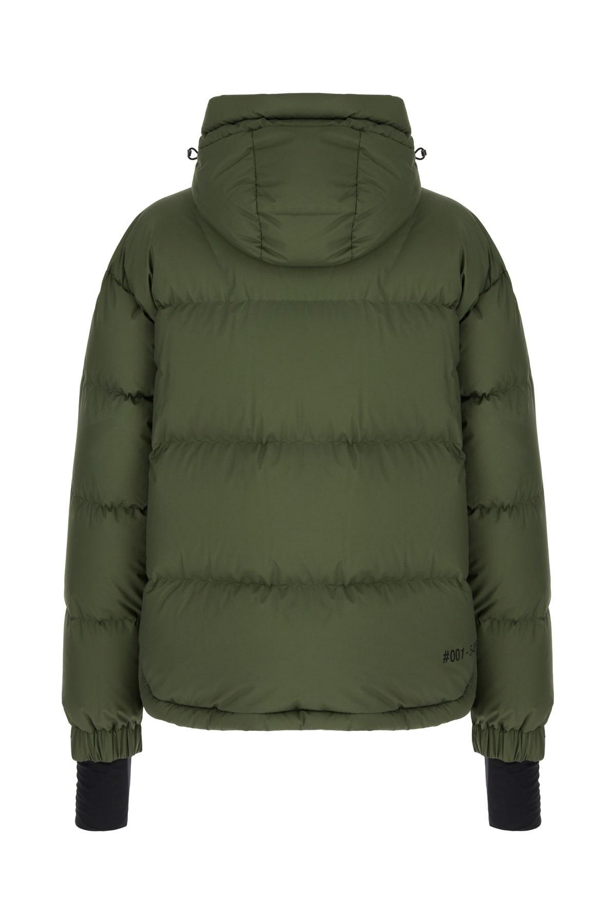 MONCLER Military Green Nylon Coraia Down Jacket Product Image