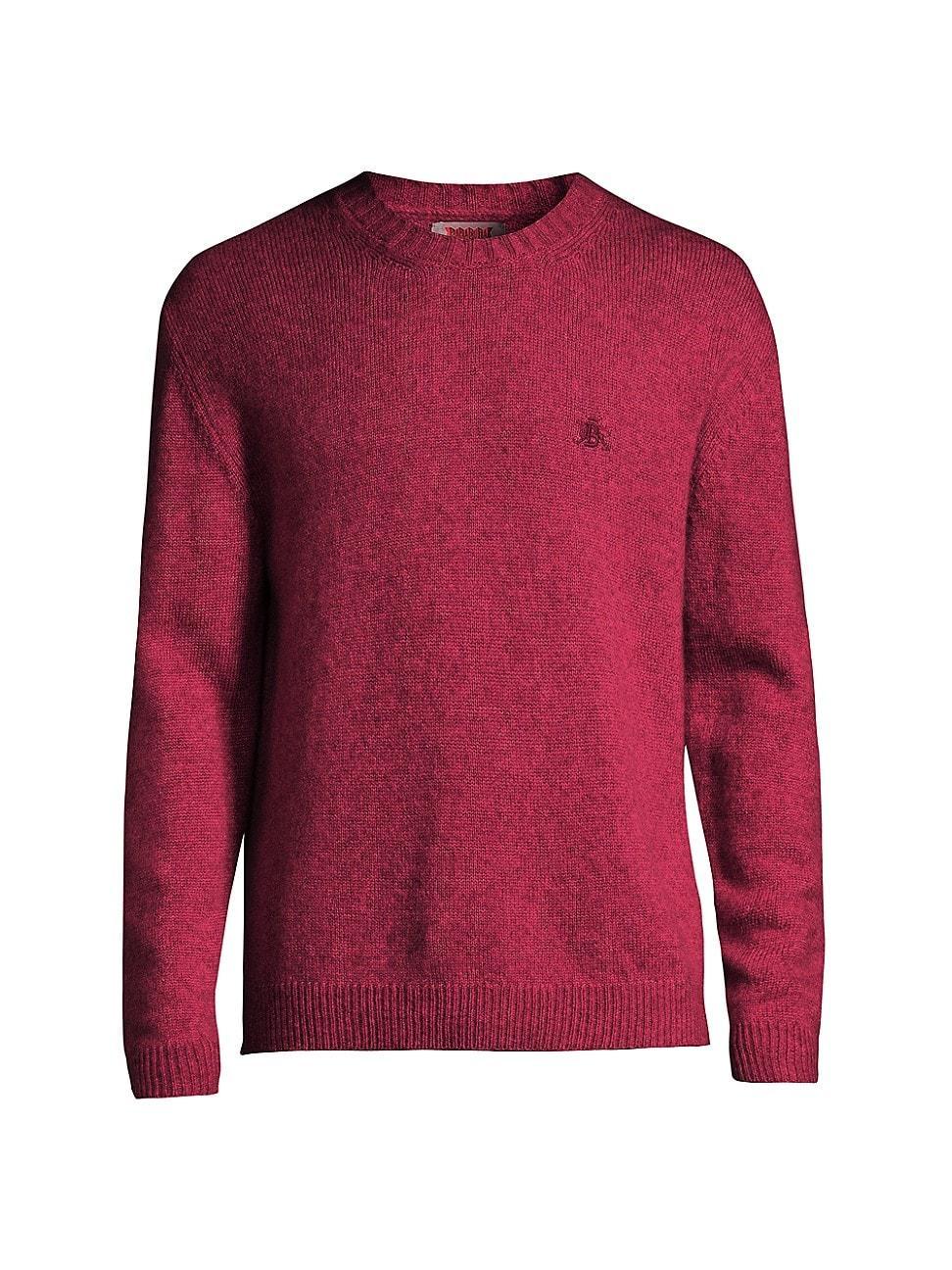 Mens Wool-Blend Crewneck Sweater Product Image