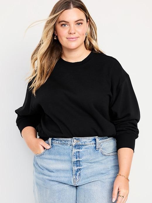 SoComfy Drop-Shoulder Crew-Neck Sweatshirt Product Image