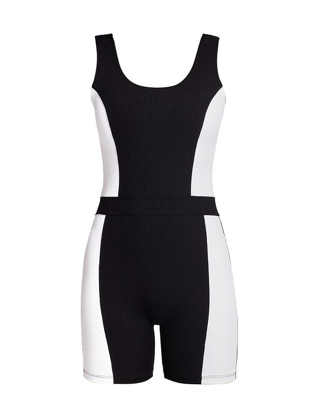 Womens Johanna Colorblock Romper Product Image