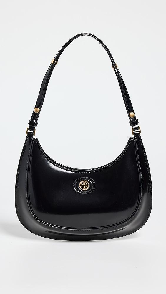 Tory Burch Robinson Spazzolato Convertible Crescent Bag | Shopbop Product Image