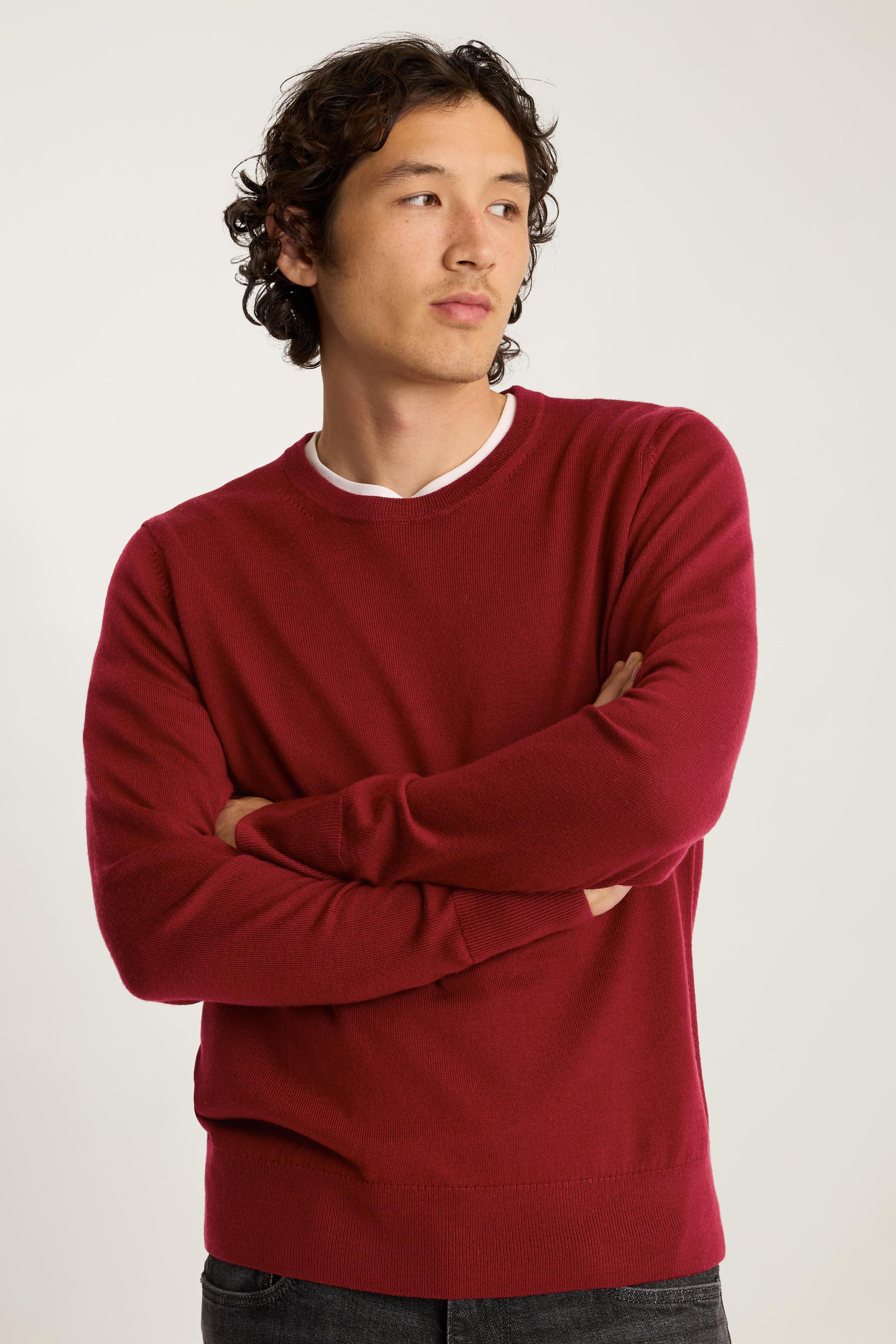 Washable Merino Crew Neck Sweater Product Image