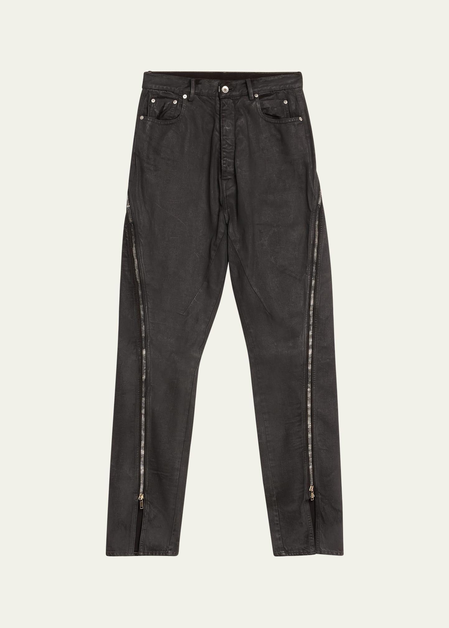 Mens Bolan Waxed Denim Zip-Leg Pants product image