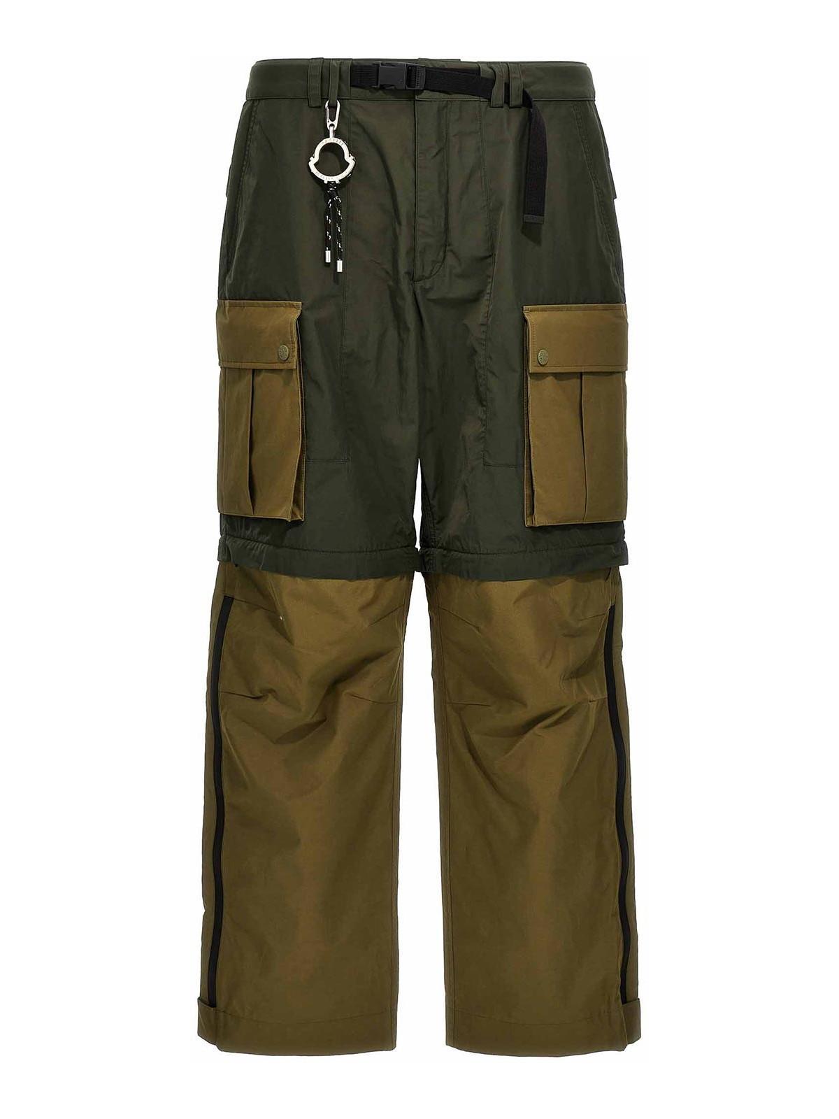 MONCLER Genius X Pharrell Williams Trousers In Green Product Image