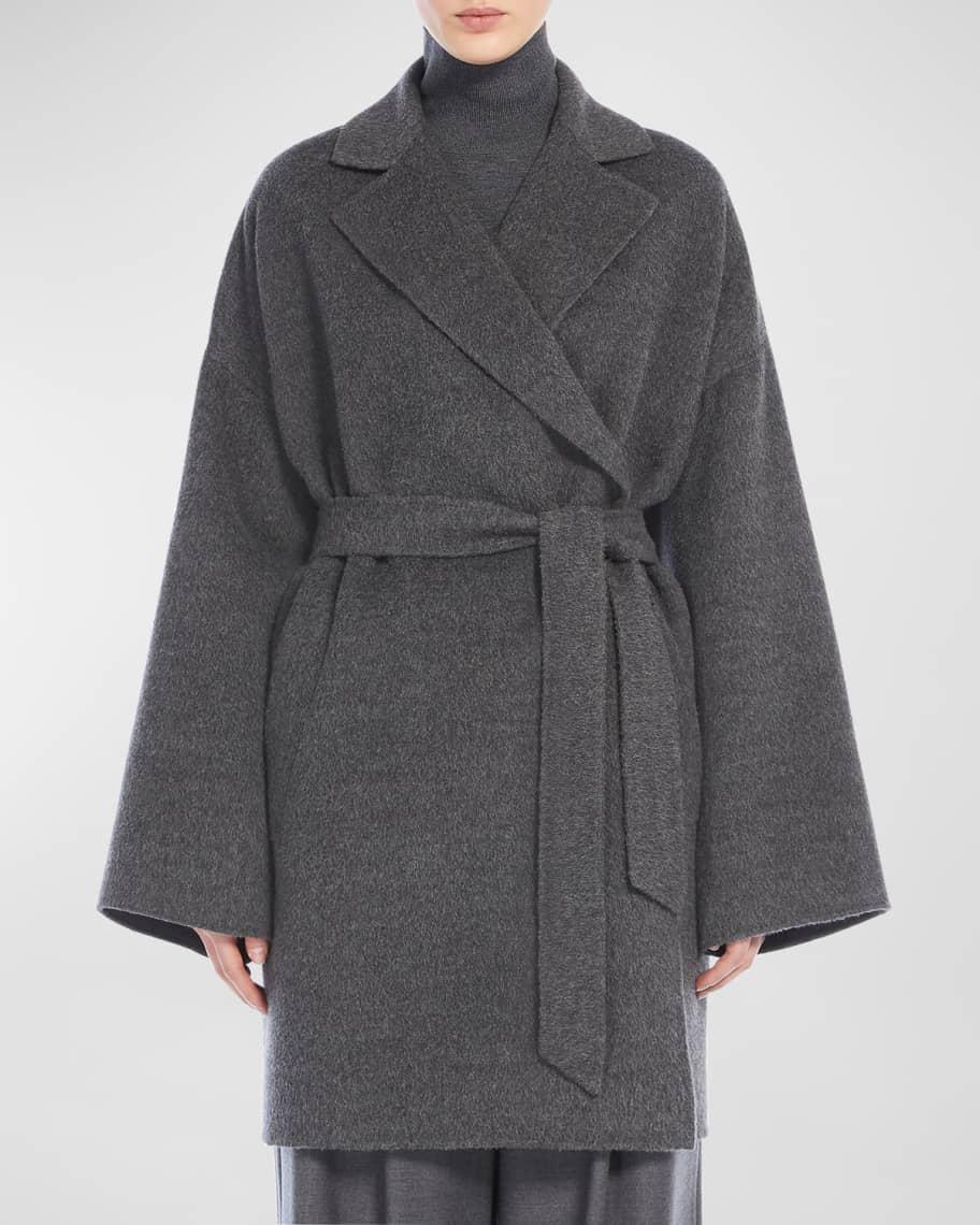 Nella Virgin Wool Wrap Coat Product Image