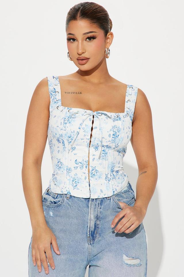 Anastasia Top - White/combo Product Image