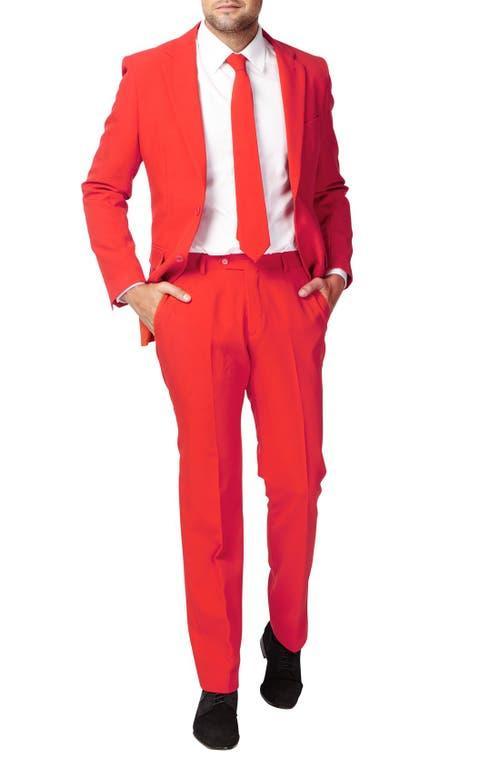 Mens OppoSuits Slim-Fit Solid Suit & Tie Set Product Image