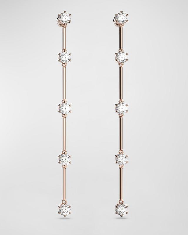 Womens Constella Rose Goldtone & Crystal Drop Earrings Product Image