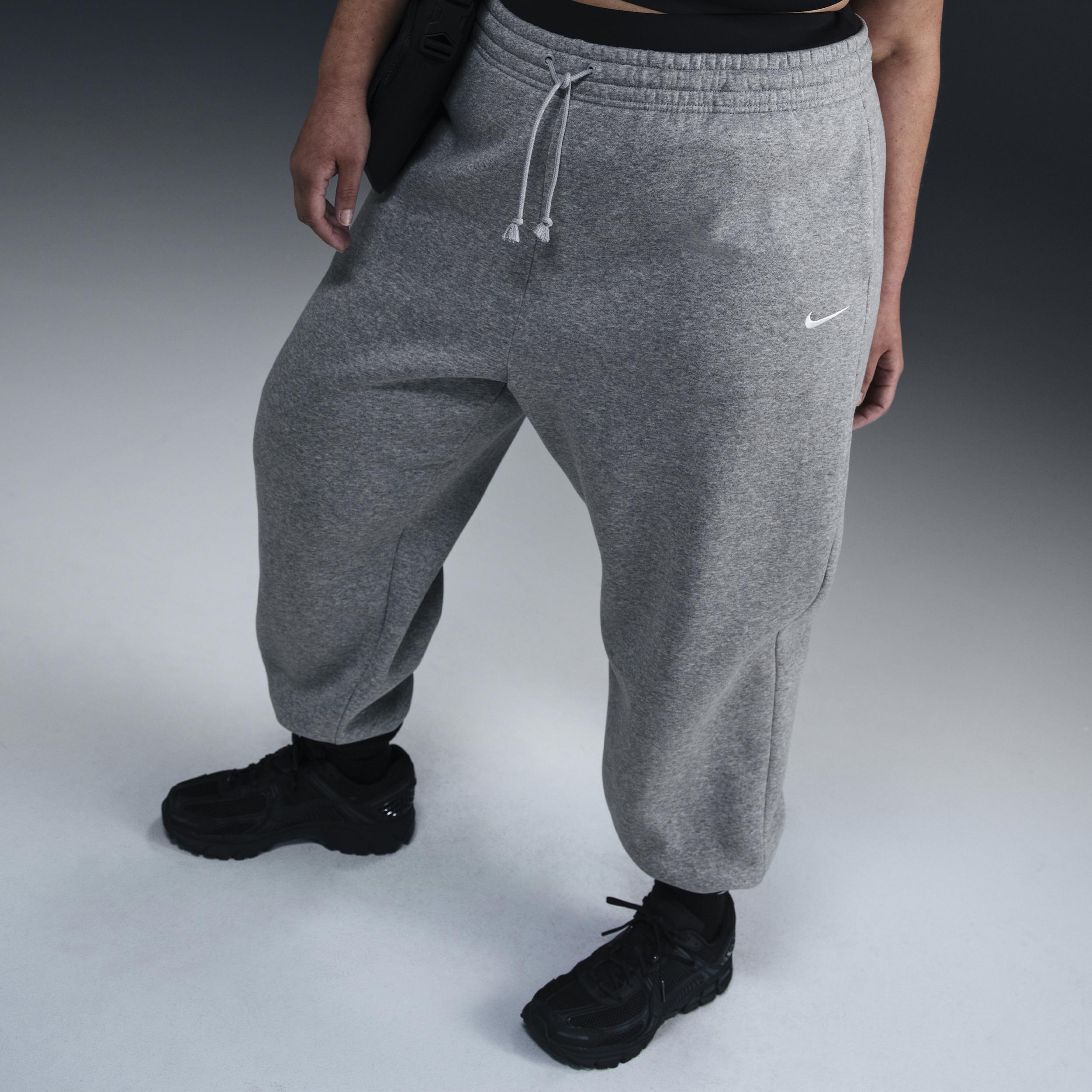 Womens Nike Sportswear Phoenix Fleece High-Waisted Oversized Sweatpants (Plus Size) Product Image