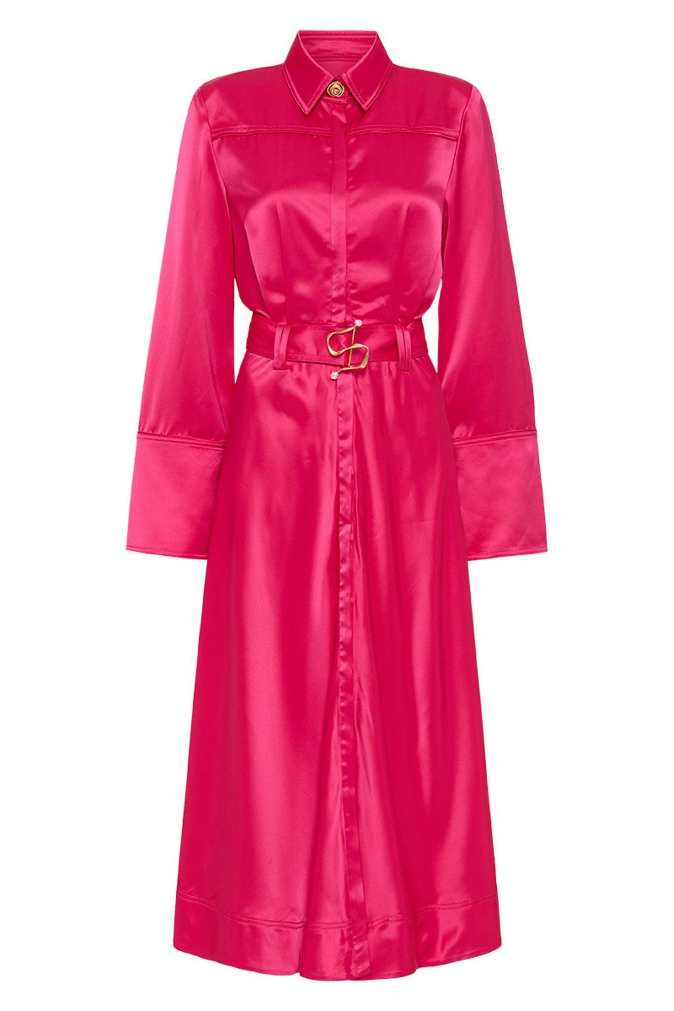 Echo Belted Midi Shirt Dress Product Image