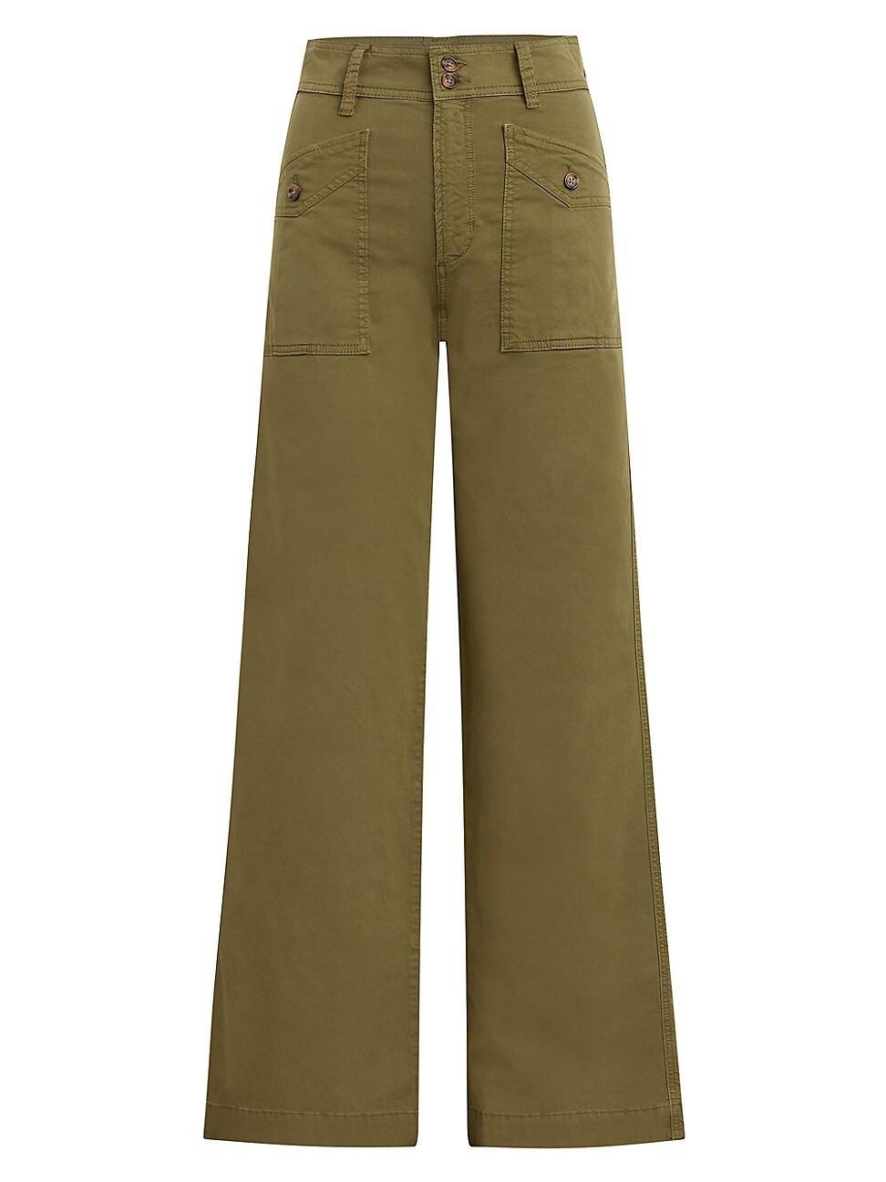 Womens The Premium Cargo Wide-Leg Pants Product Image